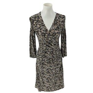 Laundry By Shelli Segal Printed Wrap Dress Size 2